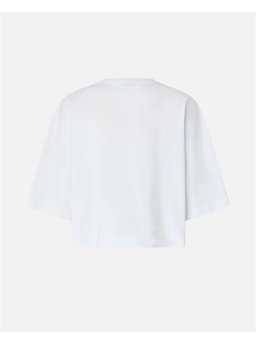 T-shirt cropped con ricamo Love Birds PINKO | 106814A3AM/Z04